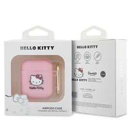 Hello Kitty Silicone 3D Kitty Head case for AirPods 1/2 - pink | Techbox