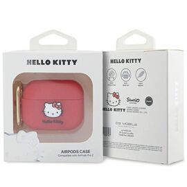 Hello Kitty Silicone 3D Kitty Head case for AirPods Pro 2 (2022/2023) - fuchsia | Techbox