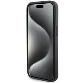 Karl Lagerfeld Gripstand Saffiano Karl&amp;Choupette Pins case for iPhone 15 Plus / 14 Plus - black - Apple Cases - Cases - Techbox