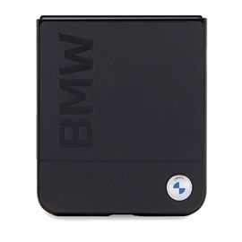 BMW Leather Hot Stamp case for Samsung Galaxy Z Flip 5 - black | Techbox