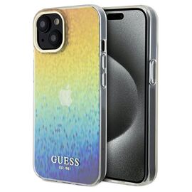 Guess IML Faceted Mirror Disco Iridescent case for iPhone 14 / 15 / 13 - multicolor | Techbox