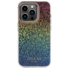 Guess IML Faceted Mirror Disco Iridescent case for iPhone 14 Pro - multicolored | Techbox