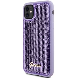 Guess Sequin Script Metal case for iPhone 11 / Xr - purple - Uncategorized Cases (2) - Cases - Techbox