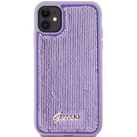 Guess Sequin Script Metal case for iPhone 11 / Xr - purple - Uncategorized Cases (2) - Cases - Techbox