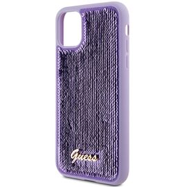 Guess Sequin Script Metal case for iPhone 11 / Xr - purple - Uncategorized Cases (2) - Cases - Techbox