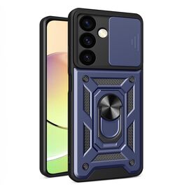 Hybrid Armor Camshield armored case for Samsung Galaxy A15 with camera cover - blue - Samsung Cases - Cases - Techbox