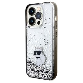 Karl Lagerfeld Liquid Glitter Choupette case for iPhone 14 Pro Max - transparent | Techbox