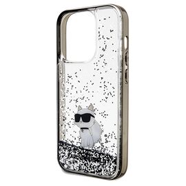 Karl Lagerfeld Liquid Glitter Choupette case for iPhone 14 Pro Max - transparent | Techbox