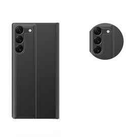 New Sleep View Case for Samsung S24+ with flap - black - Samsung Cases - Cases - Techbox