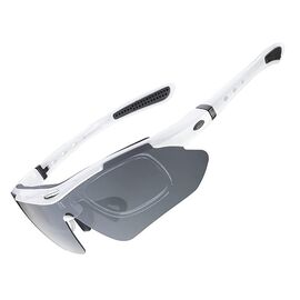 Rockbros 10142 photochromic UV400 cycling glasses - white | Techbox