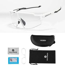 Rockbros 10172 photochromic UV400 cycling glasses - white - Bicycle - Sports & Fitness - Techbox