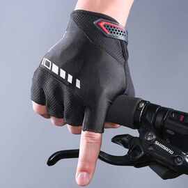Rockbros S143-BK XXL cycling gloves with gel inserts - black - Bicycle - Sports & Fitness - Techbox