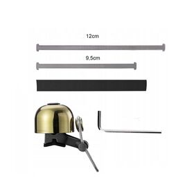 Rockbros 15-1BG retro bicycle bell - gold - Bicycle - Sports & Fitness - Techbox