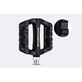 Rockbros 2017-12CBK Nylon Bicycle Pedal Set - Black - Bicycle - Sports & Fitness - Techbox