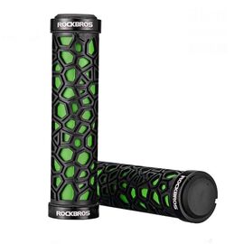 Rockbros 2017-14AGN bicycle grips - black and green - Bicycle - Sports & Fitness - Techbox