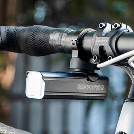 Rockbros 24610002001 front bicycle light 1000 lm + USB-C - USB-A cable - black | Techbox