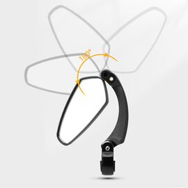 Rockbros 26210001004 rear right bicycle mirror - black - Bicycle - Sports & Fitness - Techbox