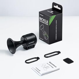 Rockbros 34210002001 electronic bicycle bell - black - Smartphone Holders - Smartphones - Techbox