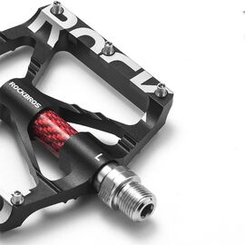 Rockbros 37213071001 Aluminum Alloy Bicycle Pedal Set - Black | Techbox