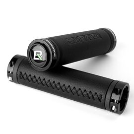 Rockbros 40210003001 microfiber bicycle handlebar grips - black | Techbox