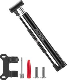 Rockbros 42322821001 floor bicycle pump - black | Techbox