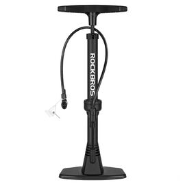 Rockbros 42510001001 floor bicycle pump - black | Techbox