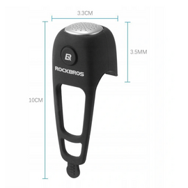 Rockbros CB1709BK electronic bicycle bell - black | Techbox