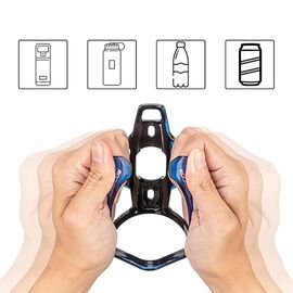 Rockbros FK338 bicycle holder for water bottle - black and blue - Bicycle - Sports & Fitness - Techbox