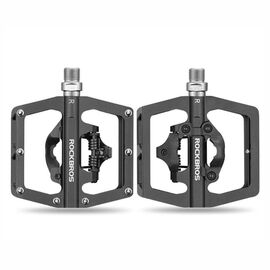 Rockbros PD15-BK Aluminum Alloy Bicycle Pedal Set - Black - Bicycle - Sports & Fitness - Techbox