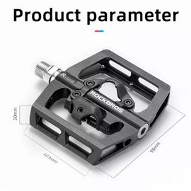 Rockbros PD15-BK Aluminum Alloy Bicycle Pedal Set - Black - Bicycle - Sports & Fitness - Techbox