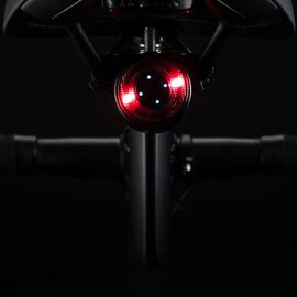 Rockbros Q1 Rear Bike Light 7 Color LED + USB-C - USB-A Cable - Black - Bicycle - Sports & Fitness - Techbox