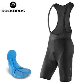 Rockbros RK2002XL bib shorts with XL pad - black | Techbox