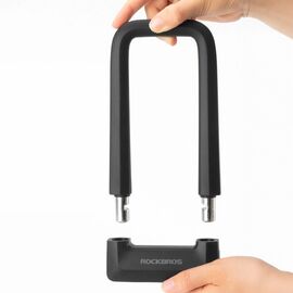 Rockbros RKS626-BK U-lock Bike Lock - Black | Techbox