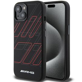 AMG Silicone Large Rhombuses Pattern MagSafe Case for iPhone 15/14/13 - Black | Techbox