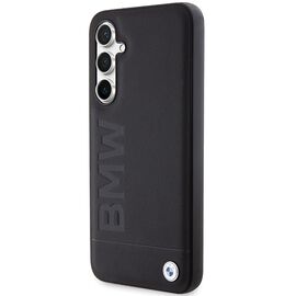 BMW BMHCS23FESLLBK S23 FE S711 black/black Leather Hot Stamp - Samsung Cases - Cases - Techbox