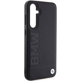 BMW BMHCS23FESLLBK S23 FE S711 black/black Leather Hot Stamp - Samsung Cases - Cases - Techbox