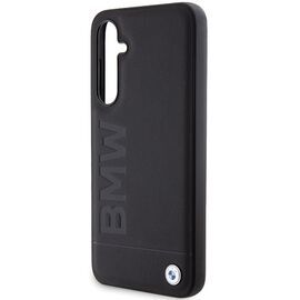 BMW BMHCS23FESLLBK S23 FE S711 black/black Leather Hot Stamp - Samsung Cases - Cases - Techbox