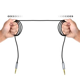 Choetech AUX002 cable mini jack 3.5mm (male) / mini jack 3.5mm (male) 1.2m - black | Techbox