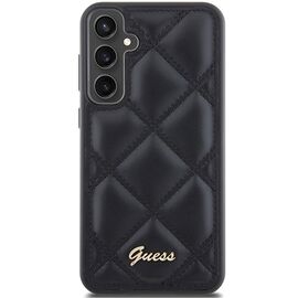 Guess GUHCS23FEPSQSQSK S23 FE S711 black/black hardcase Quilted Metal Logo | Techbox