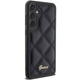 Guess GUHCS23FEPSQSQSK S23 FE S711 black/black hardcase Quilted Metal Logo | Techbox