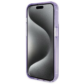 Guess Ring Stand Script Glitter MagSafe case for iPhone 14 Pro - purple - Apple Cases - Cases - Techbox