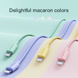 Joyroom Colorful Data Cable S-2030M13 USB-A / Lightning 2.4A 2m - pink | Techbox