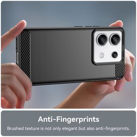 Carbon Case for Xiaomi Redmi Note 13 Pro - black | Techbox