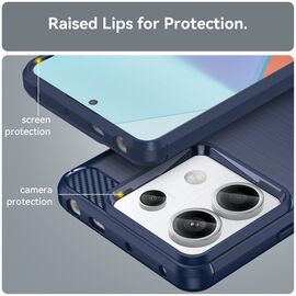 Carbon Case for Xiaomi Redmi Note 13 Pro - blue | Techbox