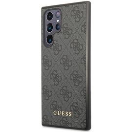 Guess 4G Metal Gold Logo case for Samsung Galaxy S24 Ultra - black | Techbox