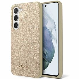 Guess Glitter Script case for Samsung Galaxy S24+ - gold | Techbox