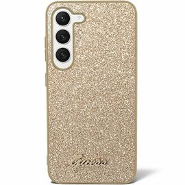 Guess Glitter Script case for Samsung Galaxy S24+ - gold | Techbox