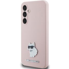 Karl Lagerfeld Silicone Choupette Metal Pin case for Samsung Galaxy S23 FE - pink | Techbox