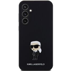 Karl Lagerfeld Silicone Ikonik Metal Pin case for Samsung Galaxy S23 FE - black | Techbox