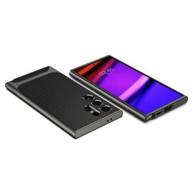 Spigen Neo Hybrid case for Samsung Galaxy S24 Ultra - metallic gray - Samsung Cases - Cases - Techbox